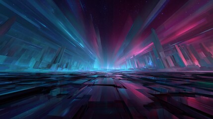 Futuristic digital technology background with glowing neon circuits, virtual network connections, abstract motherboard patterns, cybersecurity interface, and modern innovation concept for ai, blockcha