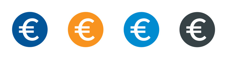 Obraz premium Euro icon. Financial icon. 