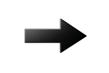 Obraz premium A black arrow pointing to the right