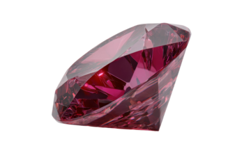 A red diamond is shown on a white background