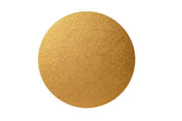 A gold colored object with a shiny surface
