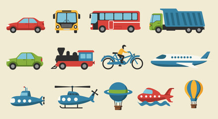 vektor all types of vehicles