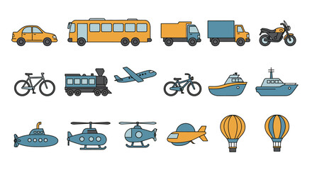 vektor all types of vehicles