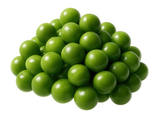 Heap of fresh green peas.