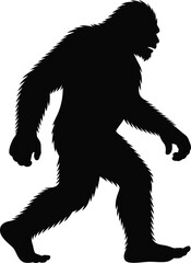Bigfoot Svg, Big Foot Svg, Yeti Svg, Sasquatch Svg. Vector Cut file for Cricut, Silhouette,