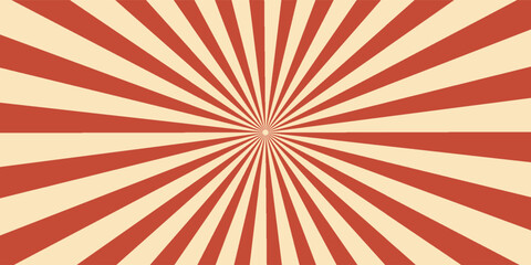 Abstract orange background with circles. Comic vector background