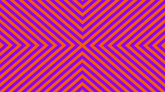 Hot pink, magenta, and coral diagonal stripes converge into a bold central X that pulses with intensity against a gradient background, suited for fashion promos, bold transitions, or eye-catching vide