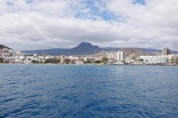 Blick nach Los Cristianos auf Teneriffa