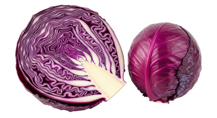 Fototapeta premium Isolated Purple Cabbage