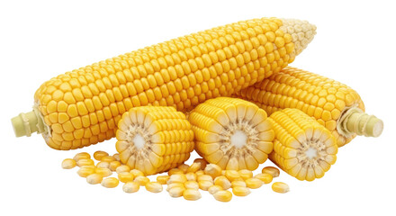 Isolated Corn on the Cob