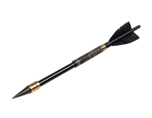 Angled Arrow Highlighting Magnetic Tip and Grip Texture, White Background