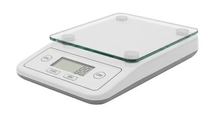 Isolated Digital Kitchen Scale