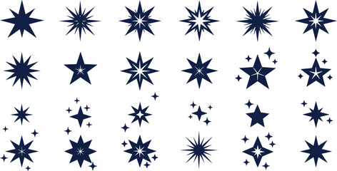 Star silhouette vector, sparkling starburst design, decorative celestial artwork, night sky element, shining star graphic, black and white star pattern, cosmic illustration style