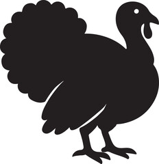 illustration of cartoon turkey
