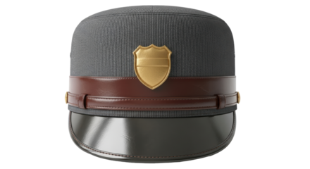 Isolated Police Hat