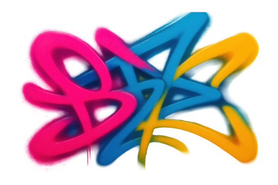 Graffiti tag texture with spray paint effect.