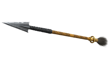 Isolated Decorative Spear