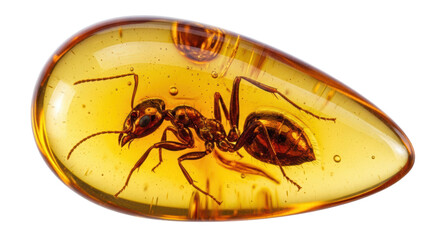 Isolated Ant in Amber © Johanna