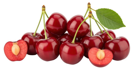 Isolated Cherries