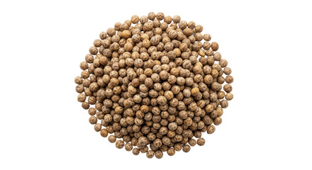 Isolated Heap of Brown Peas