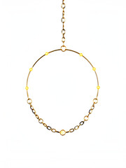 Fototapeta premium Circlet Chain isolated on transparent Background
