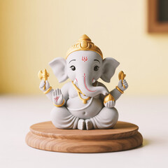 Miniature statue of Lord Ganesh
