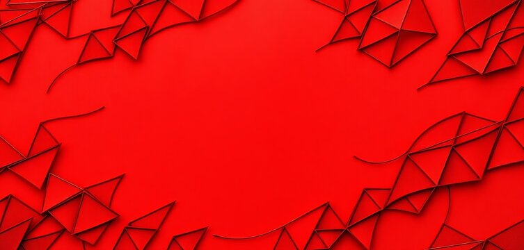 Intricate red abstract shapes, geometric patterns, comic book style texture, comic book, abstract