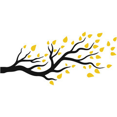 Fototapeta premium Tree branch vector illustration design | Premium Vector