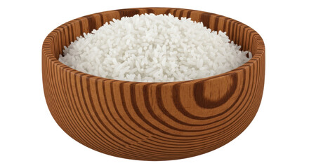 Isolated Bowl of Rice