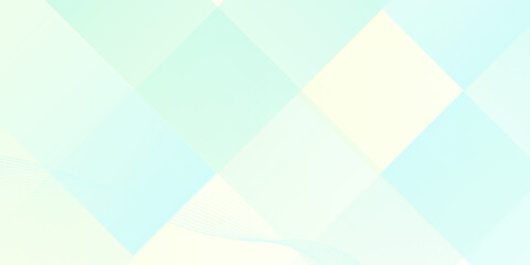 Naklejka premium Banner background. green and yellow gradation. slash. memphis abstract