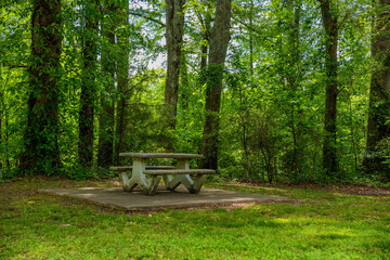 Historical Nancy Ward State Park, in Benton, Tennessee, USA