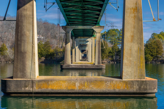 Edgemoor Road Bridge in Oak Ridge, Tennessee, USA