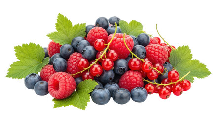 Isolated Berries Mix