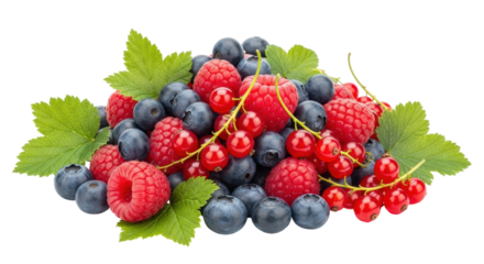Isolated Berries Mix