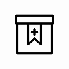 bookmark favorite save icon vector sign
