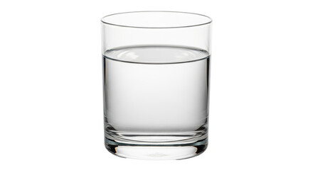 Isolated Glass of Water
