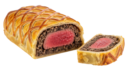 Isolated Beef Wellington