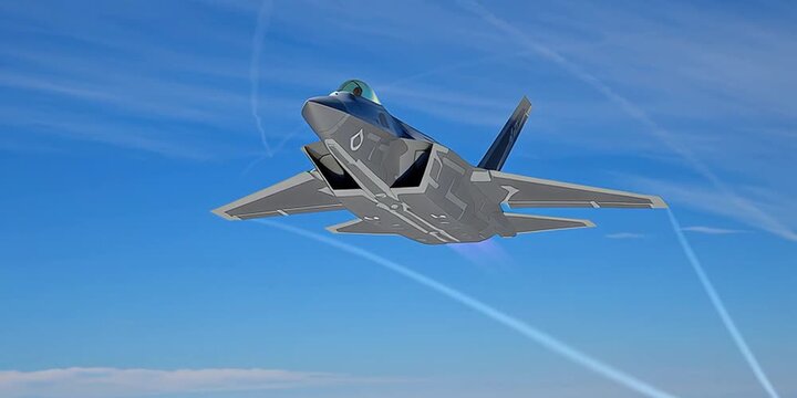 f 16 fighter jet is flying in the blue sky