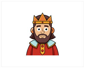 Cartoon king vector Free SVG download
