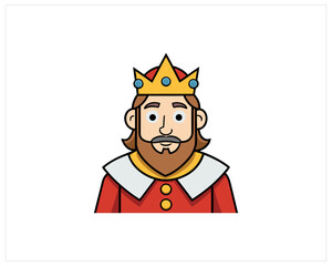 Cartoon king vector Free SVG download