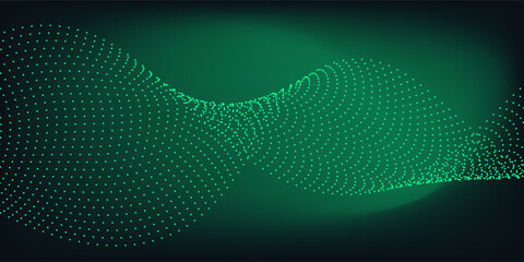 Obraz premium Modern poster cover speed connect dark green background, cyber information, abstract communication, innovation future tech data, internet network connection, hight quality