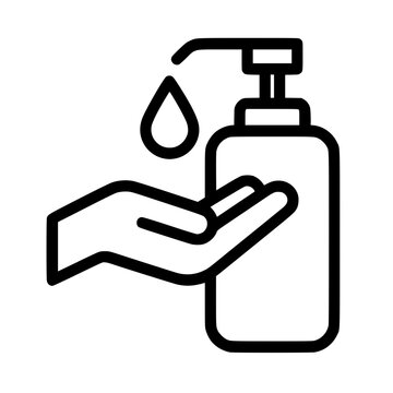 hand sanitizer dispenser dispensing liquid clip art preview