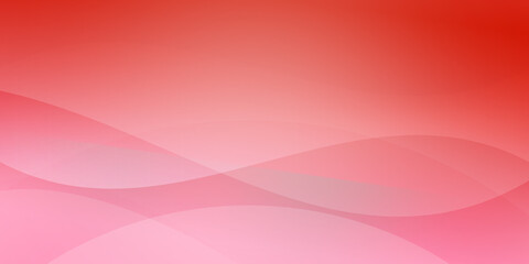 Illustration of a curved wave pattern in red gradient