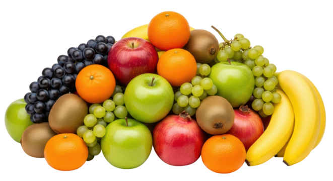 Isolated Fruit Assortment