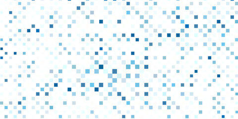 Vector abstract blue background frame of geometric shapes. Circular ornament. Pattern of dots, particles, molecules, fragments. Poster for technology, medicine, presentations, business.