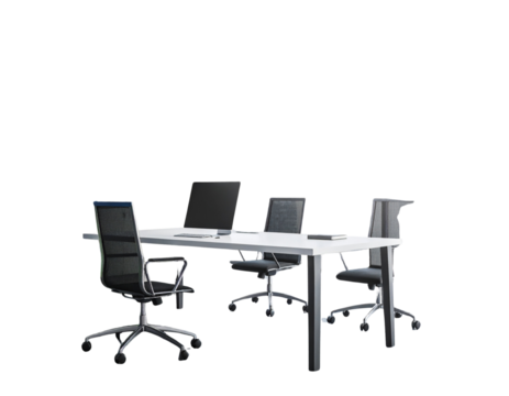 Flat Vector Office People Illustration Pack, Transparent Background  - Powered by Adobe