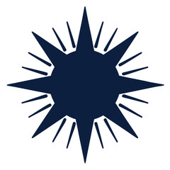 abstract sunburst radial geometric lines black and white