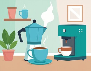 Custom AI Model
コーヒーメーカーとモカポット