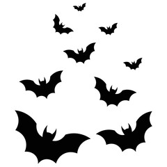 Halloween Bat Silhouette