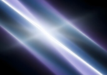 Fototapeta premium Radiant Diagonal Light Beams on Dark Abstract Background.